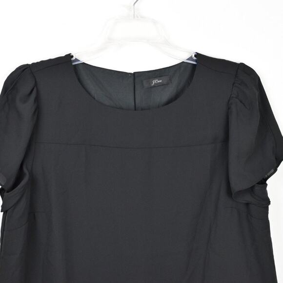 NWOT J.Crew black lined short sleeves top S - Picture 6 of 6